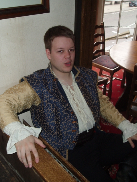 Stephano de Courci. Isn't he louche? Isn't he Regency? Don't you just want to kill him and steal his doublet?